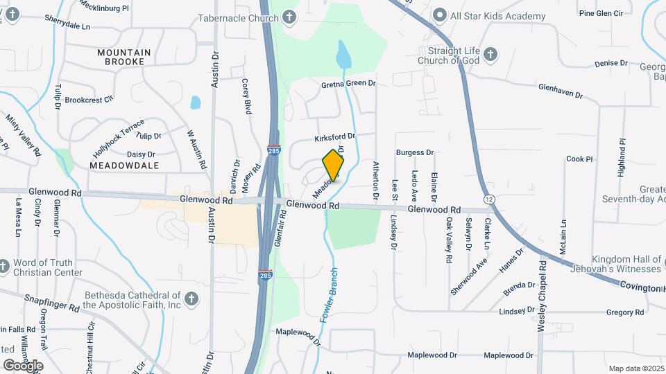 1808 Meadowglades Dr Map and Location Details