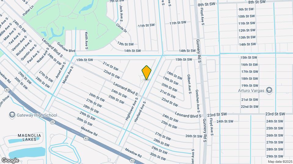 1551 Hightower Ave S Map and Location Details