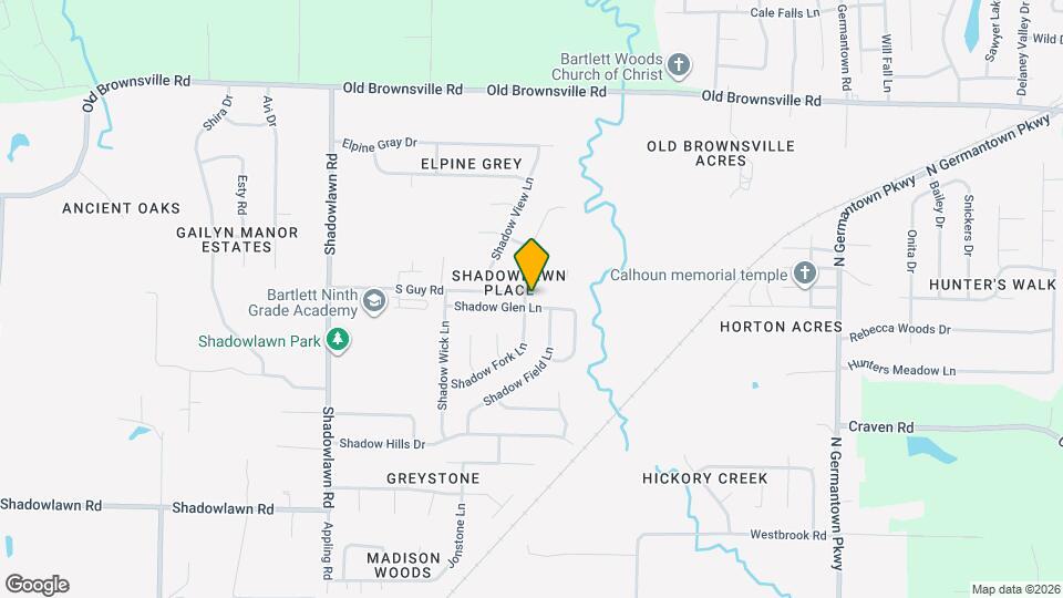 7744 Shadow Glen Ln Mapa y Detalles de la Ubicación