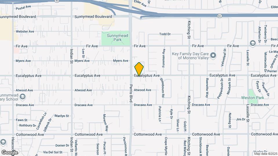25061 Eucalyptus Ave Map and Location Details