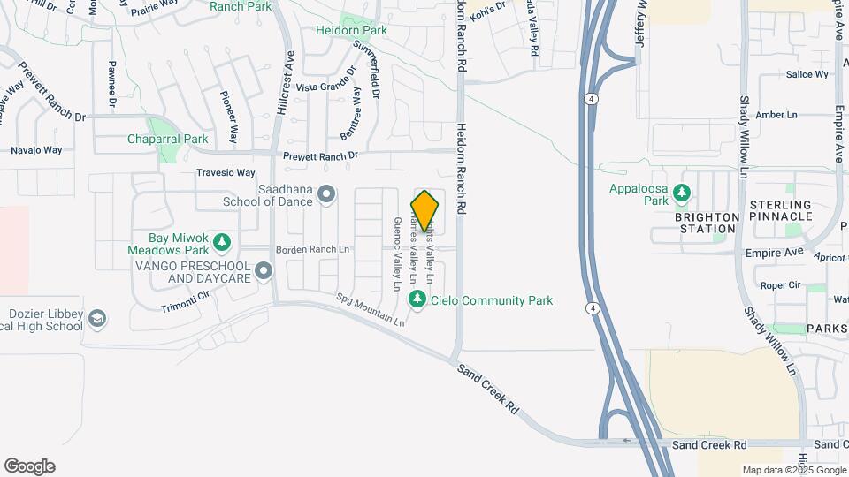 5356 Knights Valley Ln Map and Location Details