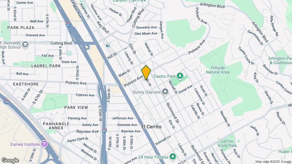 1527-1529 Elm St Map and Location Details