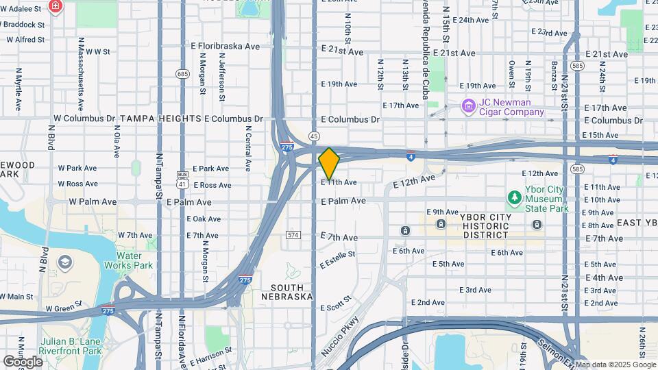 913 E 11th Ave Map and Location Details