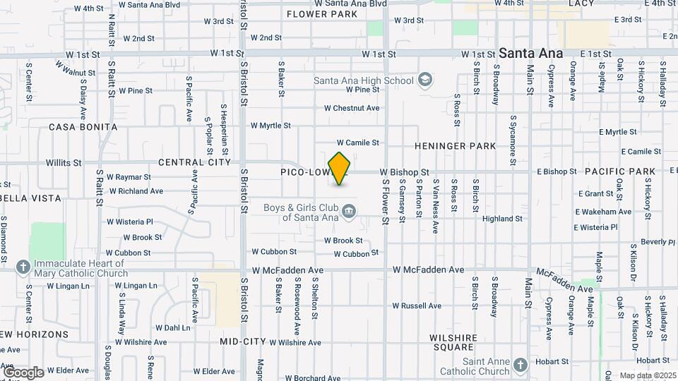 1015 W Richland St Map and Location Details