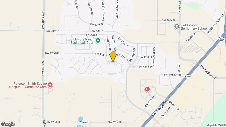 4231 SW 50th Cir Map and Location Details