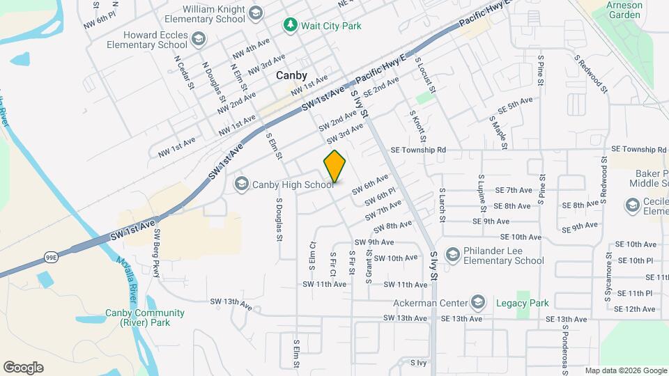 526 S Fir St Map and Location Details