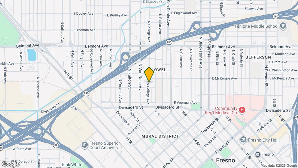 220 N College Ave Map and Location Details