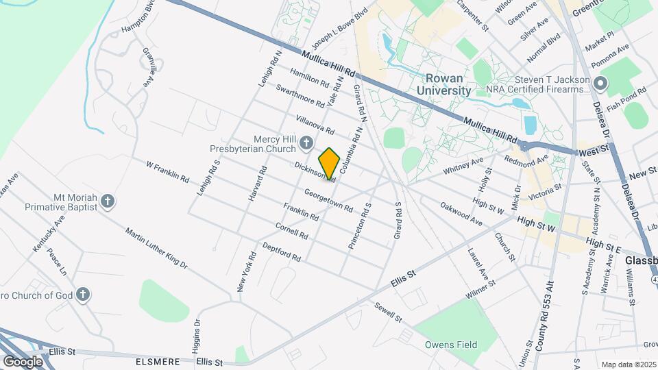 206 Dickinson Rd Map and Location Details