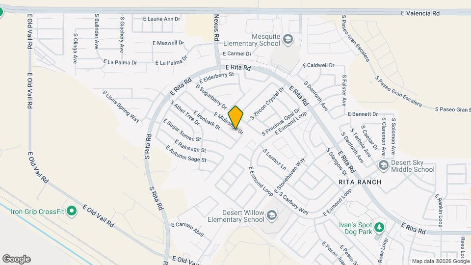 9258 E Muleshoe St Map and Location Details