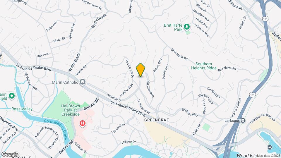 224 N Almenar Dr Map and Location Details