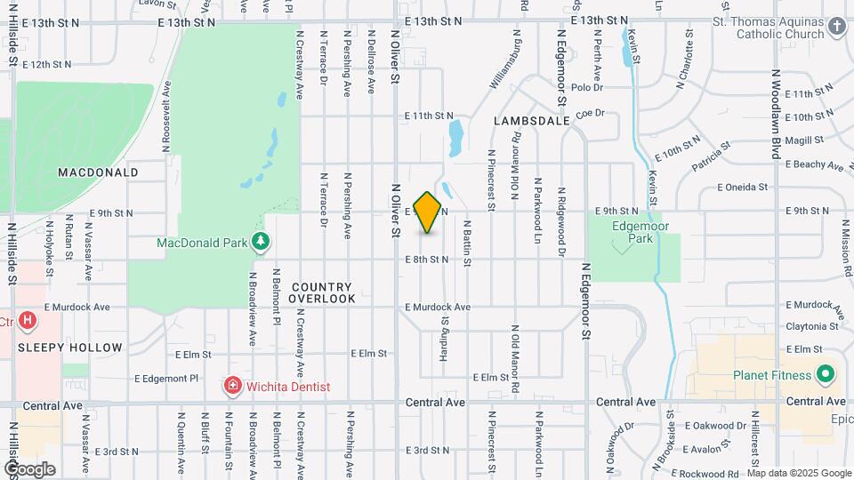 924 N Glendale Ave Map and Location Details