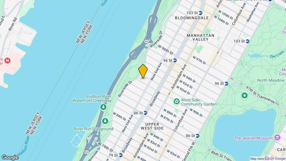 321 W 90th St Map and Location Details