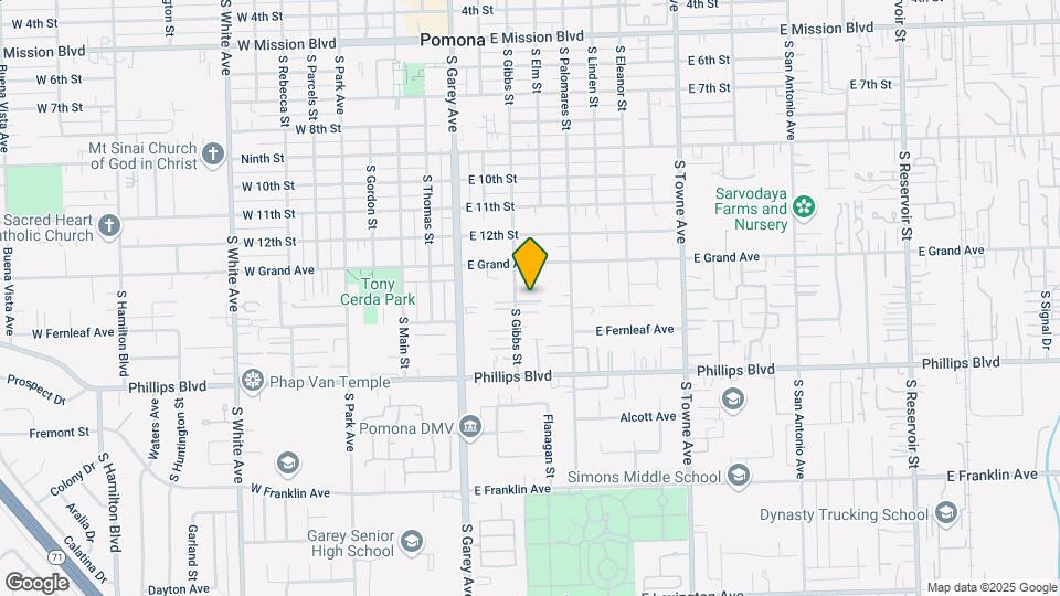 1362 S Gibbs St Map and Location Details