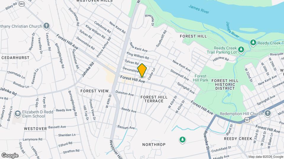 4617 Forest Hill Ave Mapa y Detalles de la Ubicación