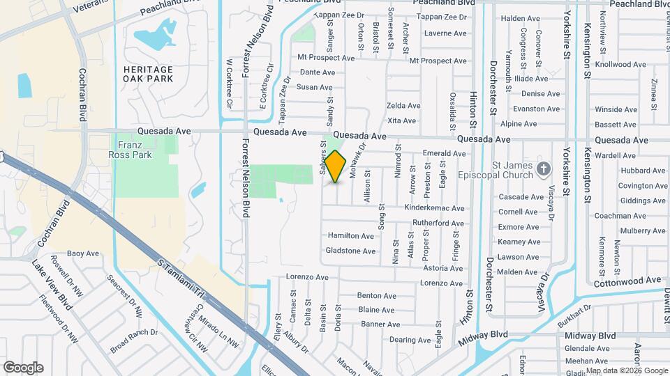 1355 Mager St Map and Location Details