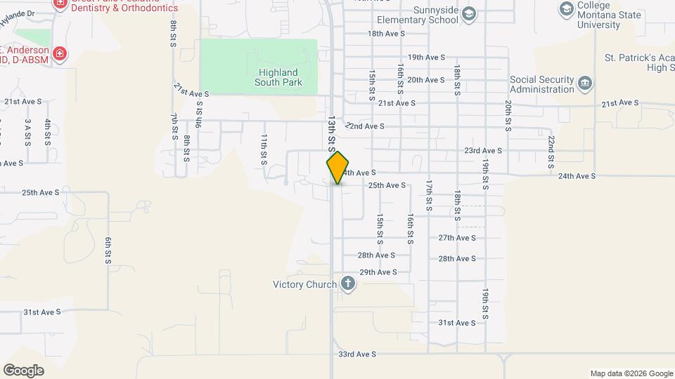 2502 Castle Pines Dr Map and Location Details