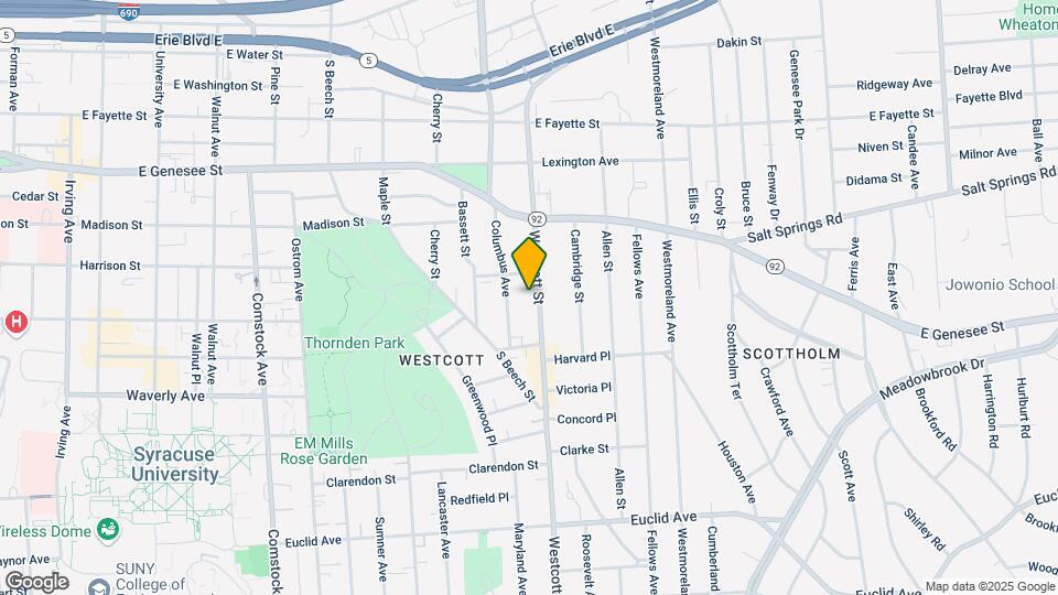 420 Westcott St Map and Location Details