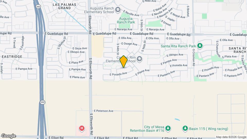 9441 E Pampa Ave Mapa y Detalles de la Ubicación