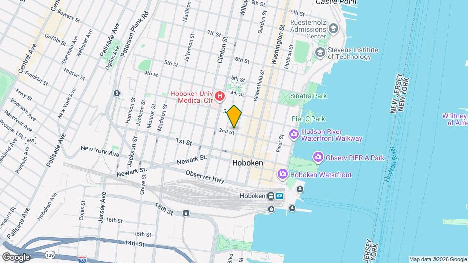 202 Garden St Map and Location Details