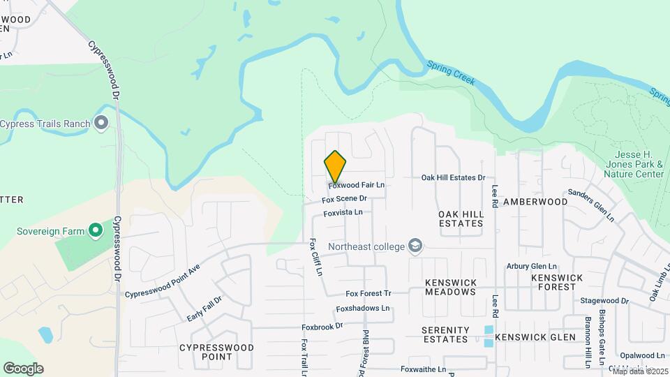 7210 Foxwood Fair Ln Map and Location Details