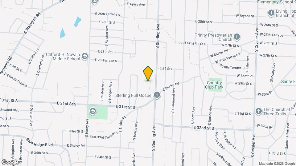 2920 S Harvard Ave Map and Location Details