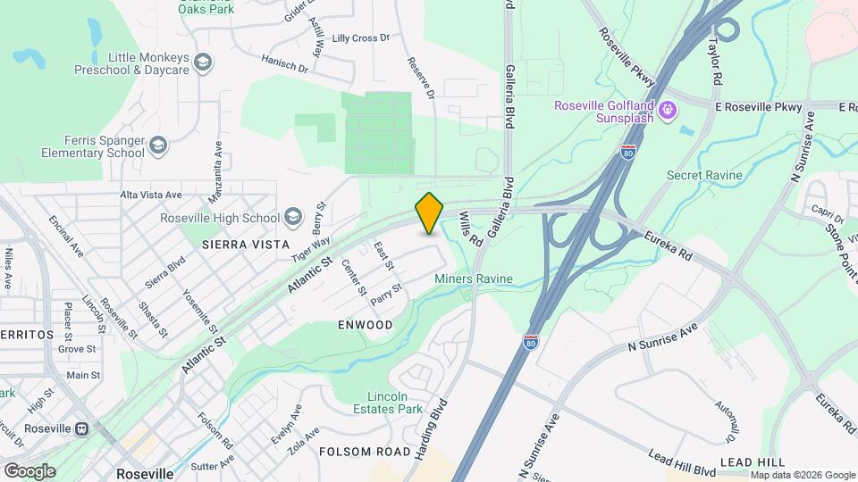 1037 Shearer St Map and Location Details