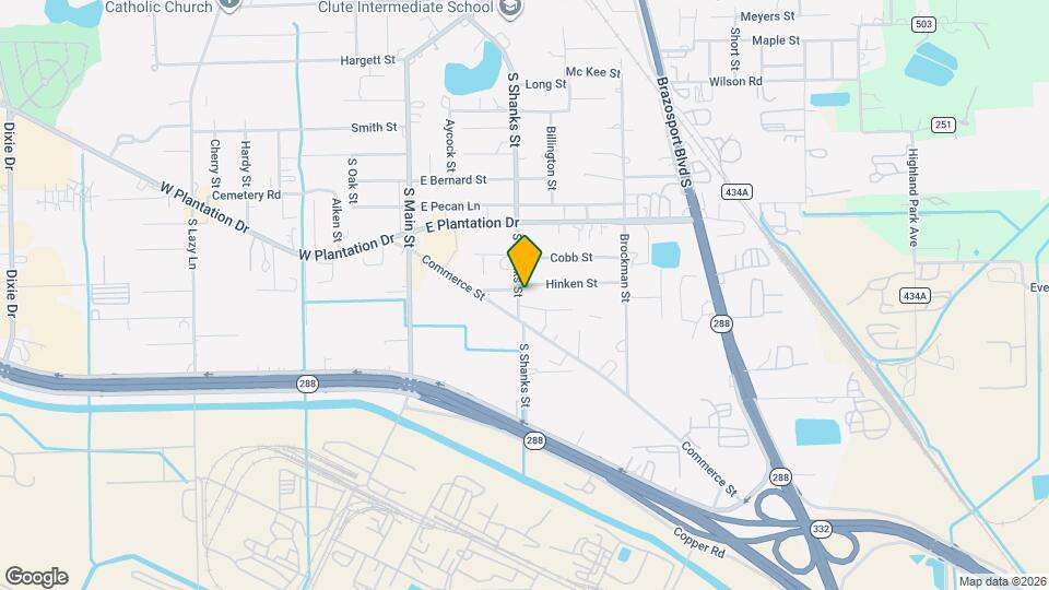 915 S Shanks St Map and Location Details