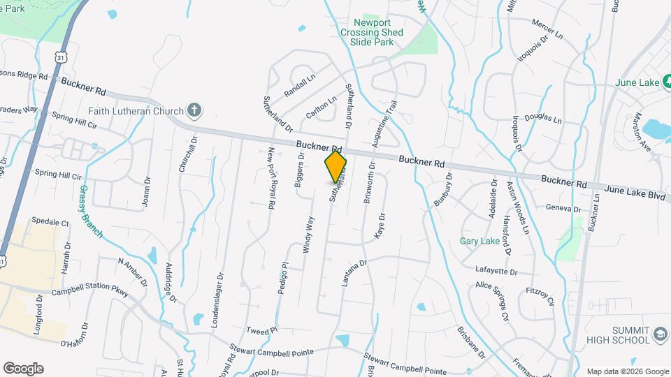 2817 Sutherland Dr Mapa y Detalles de la Ubicación