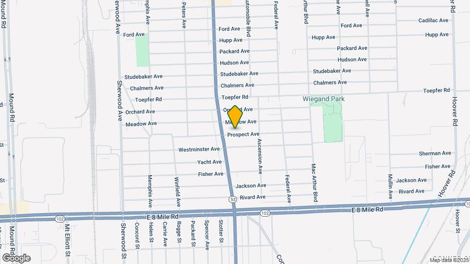 8065 Prospect Ave Map and Location Details