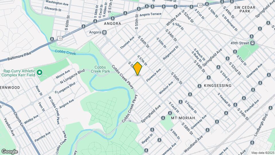 5807 Pentridge St Map and Location Details