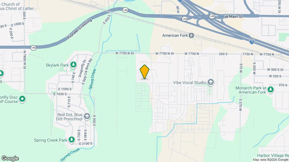 1133 W 340 S Map and Location Details