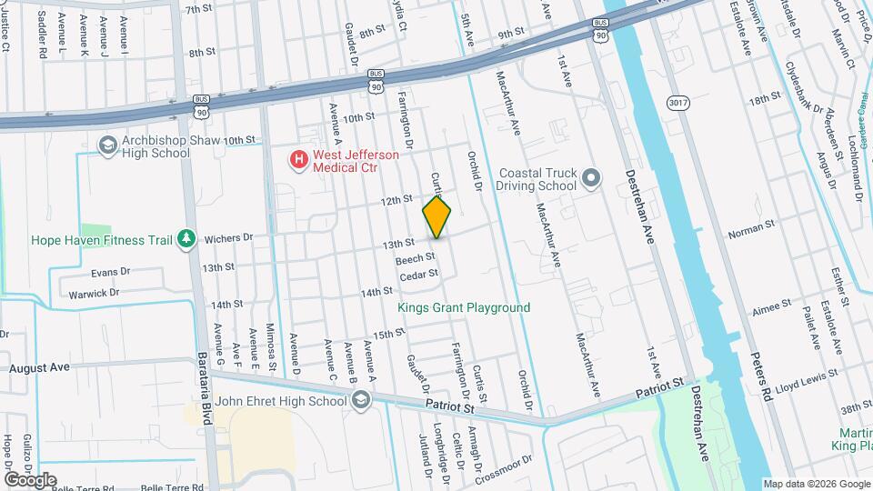 1305 Farrington Dr Map and Location Details