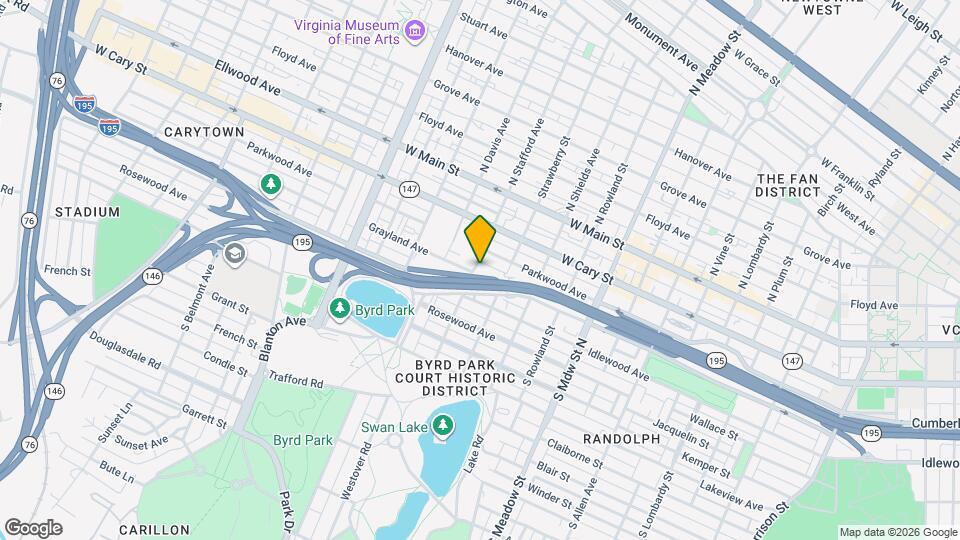 223 S Stafford Ave Map and Location Details