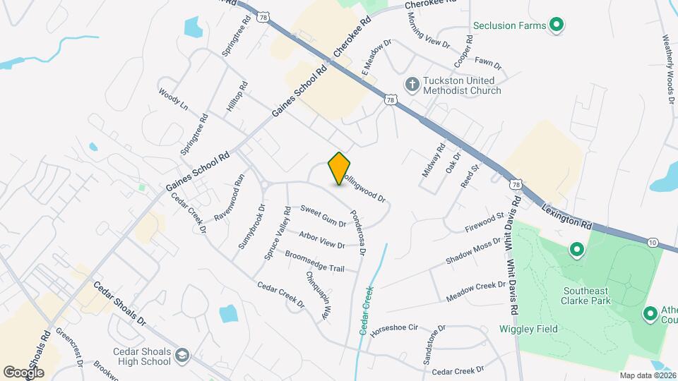 265 Ponderosa Dr Map and Location Details