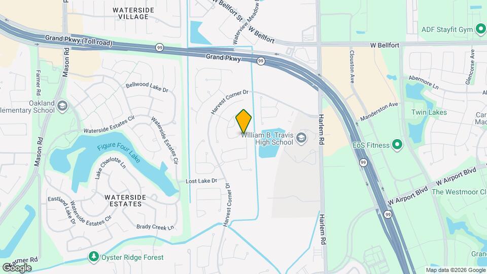 4243 Bayou Hollow Ln Mapa y Detalles de la Ubicación