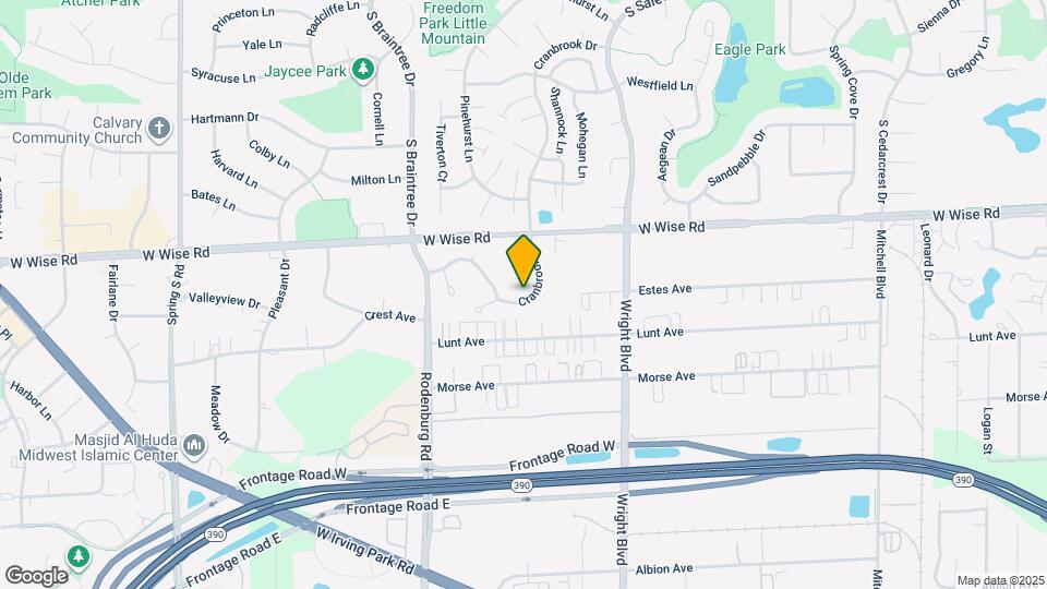 1286 Cranbrook Dr Map and Location Details