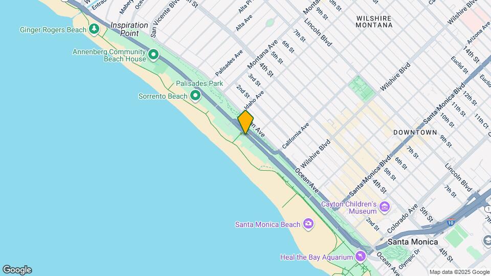 972 Palisades Beach Rd Map and Location Details