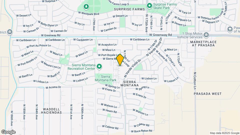 14875 N 177th Ave Map and Location Details