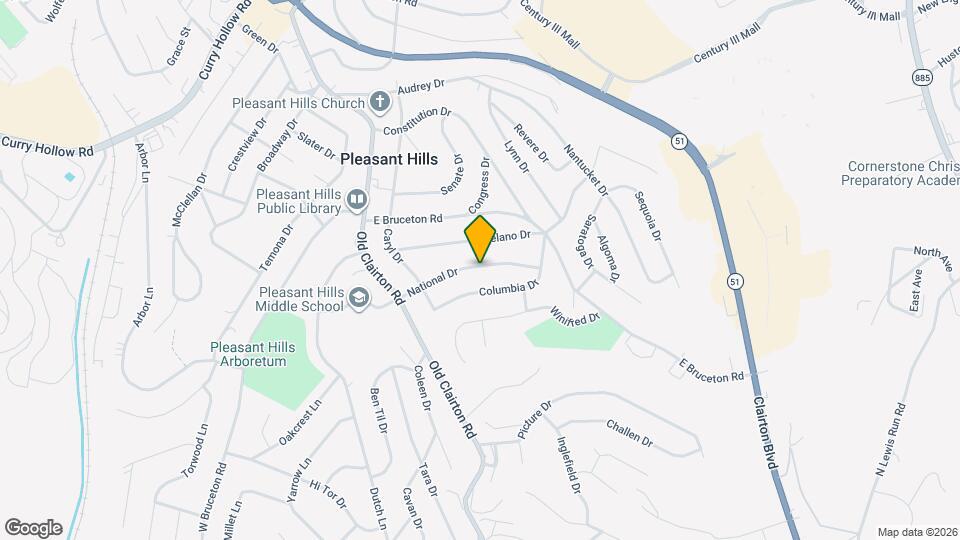 202 National Dr Map and Location Details