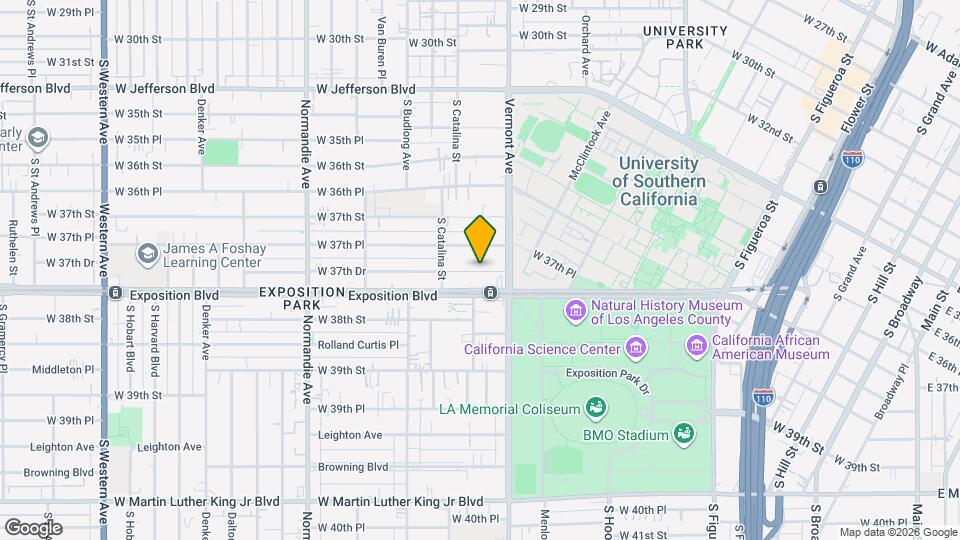 1137 W 37th Dr Mapa y Detalles de la Ubicación