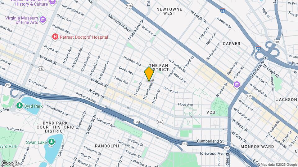 1605 Grove Ave Map and Location Details