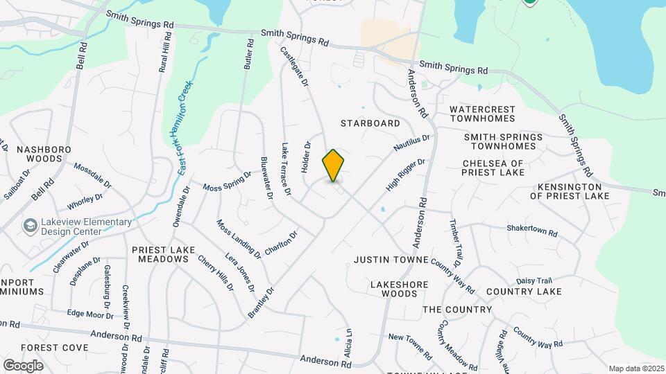 613 Castlegate Dr Map and Location Details