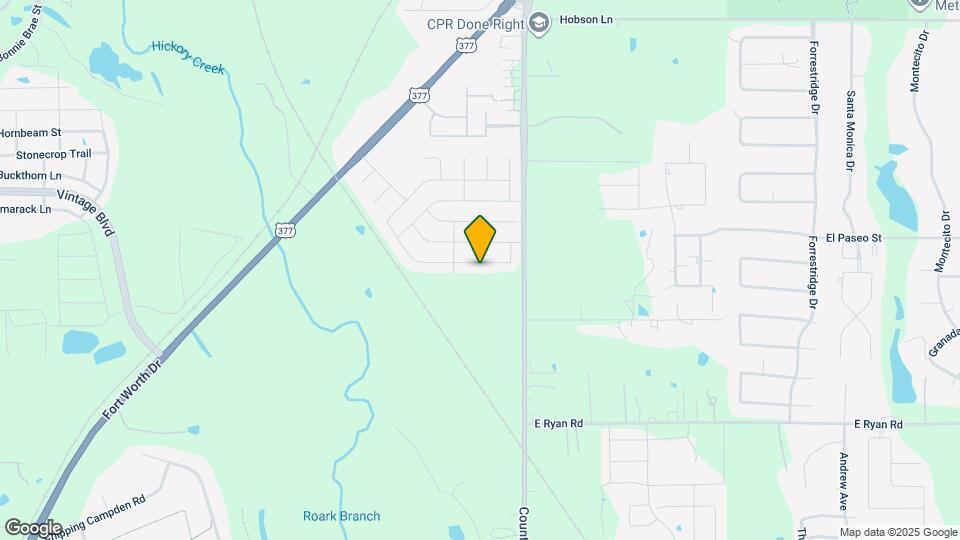 1009 Springcreek Dr Map and Location Details