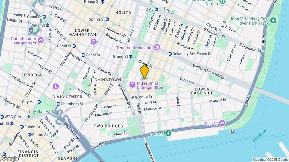 28 Allen St Mapa y Detalles de la Ubicación