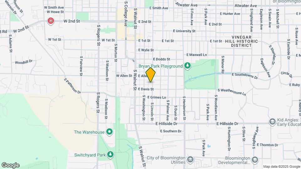 1012 S Lincoln St Map and Location Details