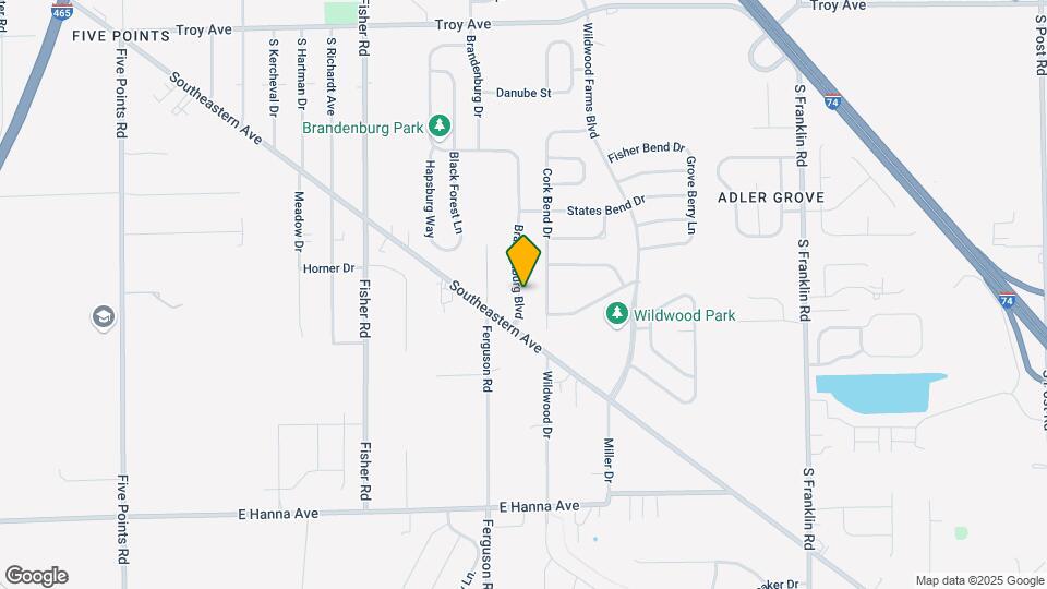 3539 Brandenburg Blvd Map and Location Details