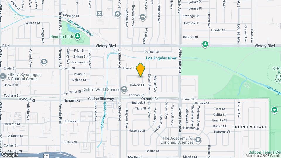 6223 Enfield Ave Map and Location Details