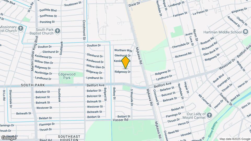 6139 Ridgeway Dr Map and Location Details