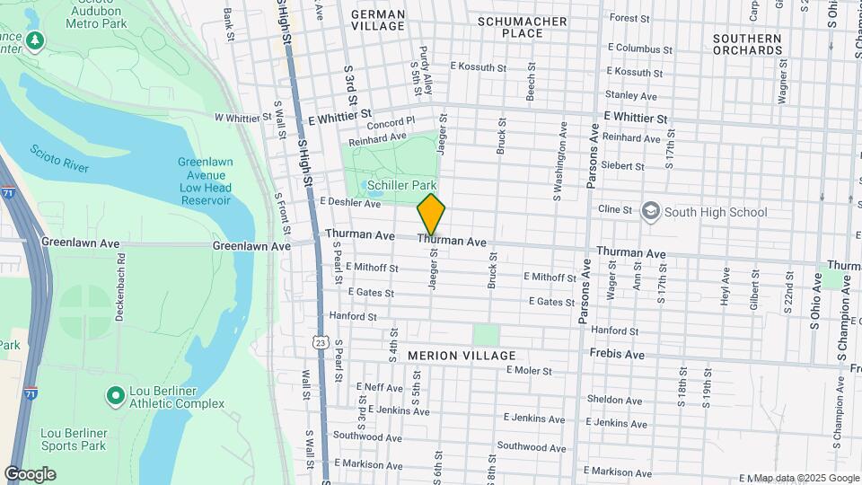 195 Thurman Ave, Unit A Map and Location Details