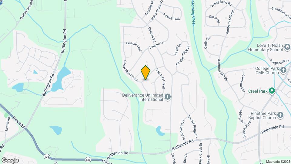 Room in House on Cedar Hurst Trail Map and Location Details